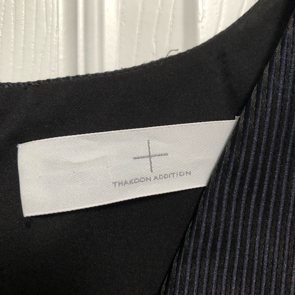 Thakoon Addition Cut Out Midriff Poly Dress 0 XS - Picture 6 of 8